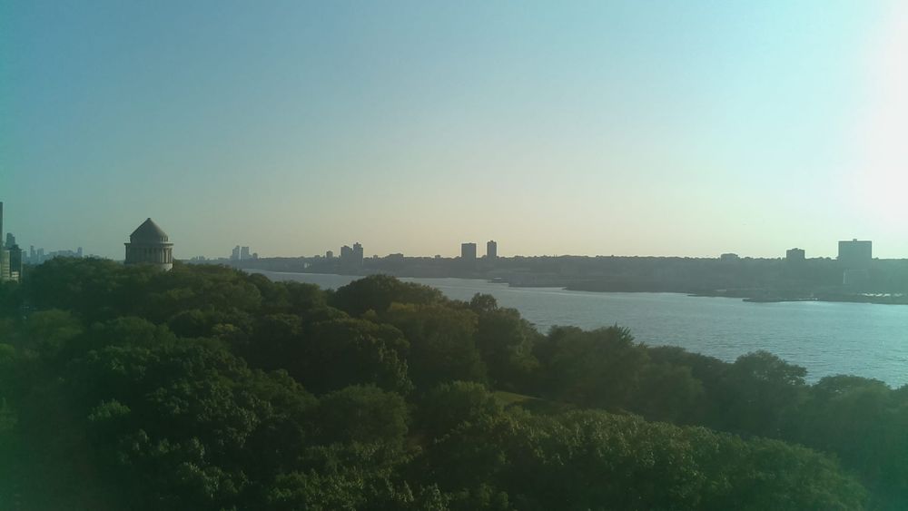 A photo of the Hudson river, at about (40.81, -73.96), taken at 8/9/2025, 6:24:57 PM.