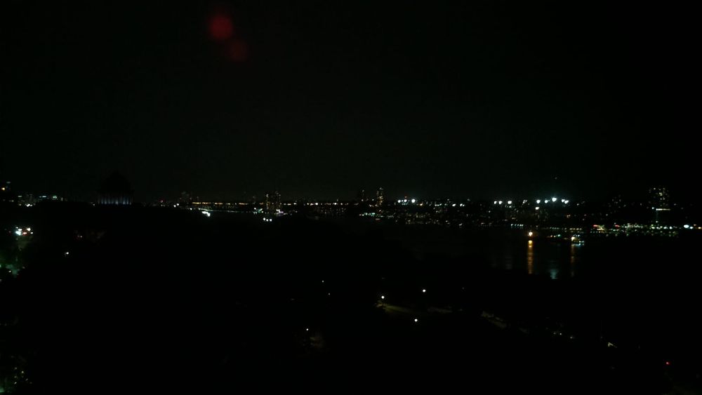 A photo of the Hudson river, at about (40.81, -73.96), taken at 8/7/2025, 9:14:59 PM.