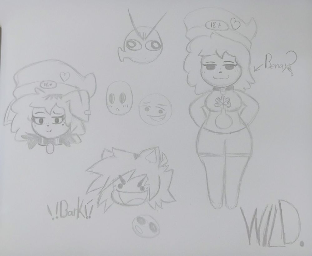 Characters by justinsketches.