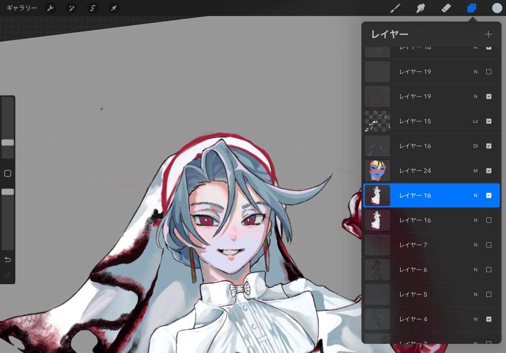 ベタ塗り+血色マスク乗算15% 
12%でもいいかも