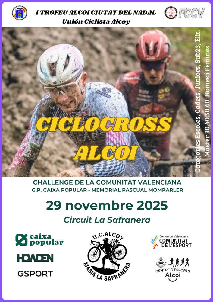 Challenge Ciclocross de la Comunitat Valenciana:  I Trofeu Alcoi Ciutat del Nadal