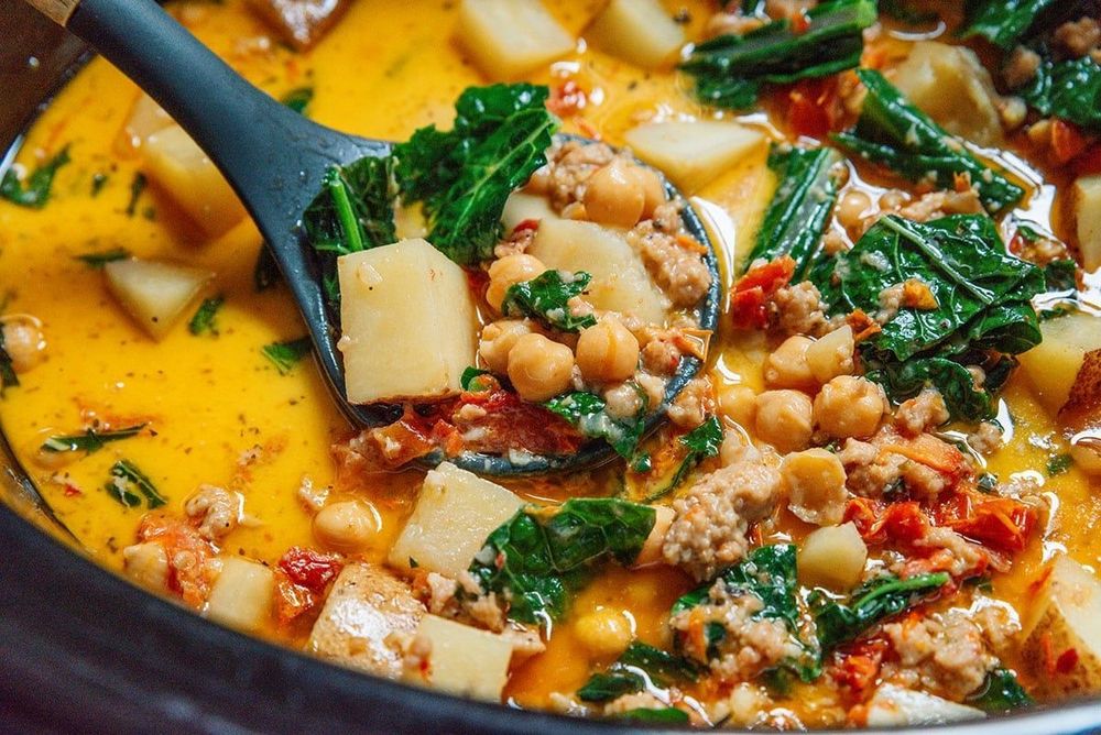 Slow Cooker Marry Me Chickpea Soup