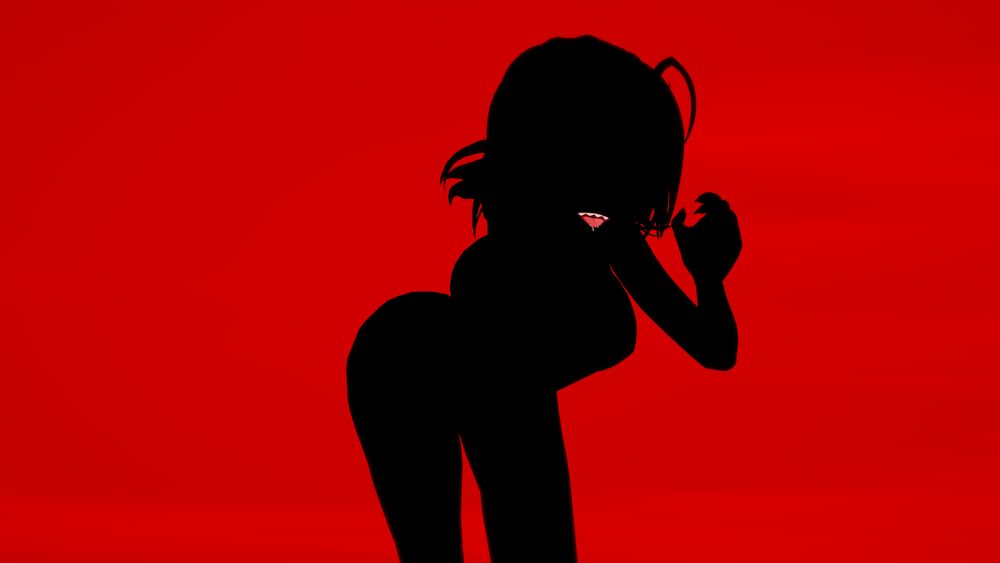 a silhouette showing Kurohas more carnivorous side 