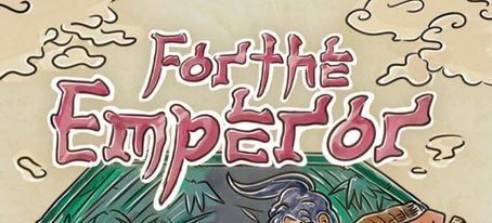 the typical orientalist font for the title of this japanese themed game, except the end result is not even evocative of the intended culture