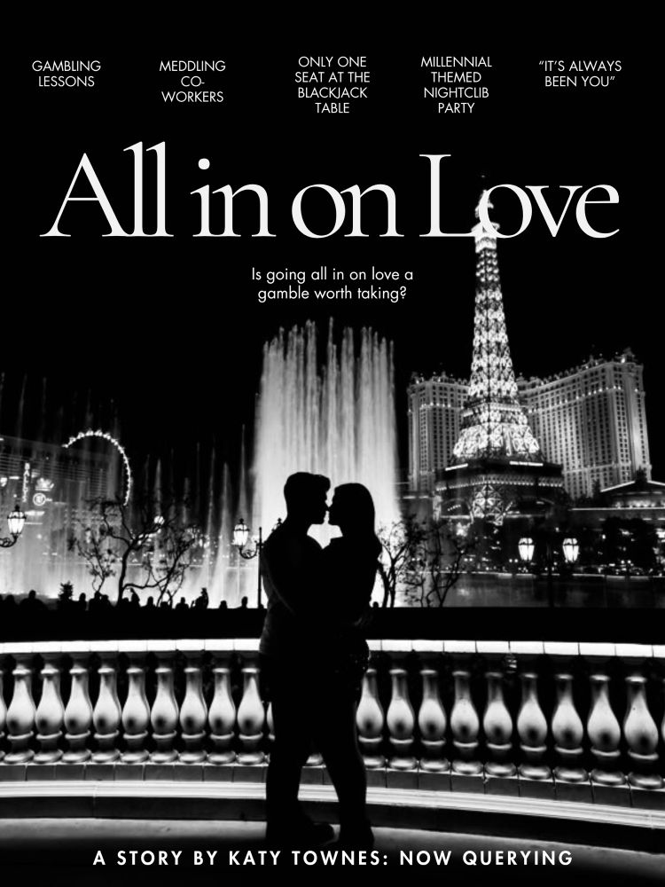 Couple in front of a Las Vegas backdrop