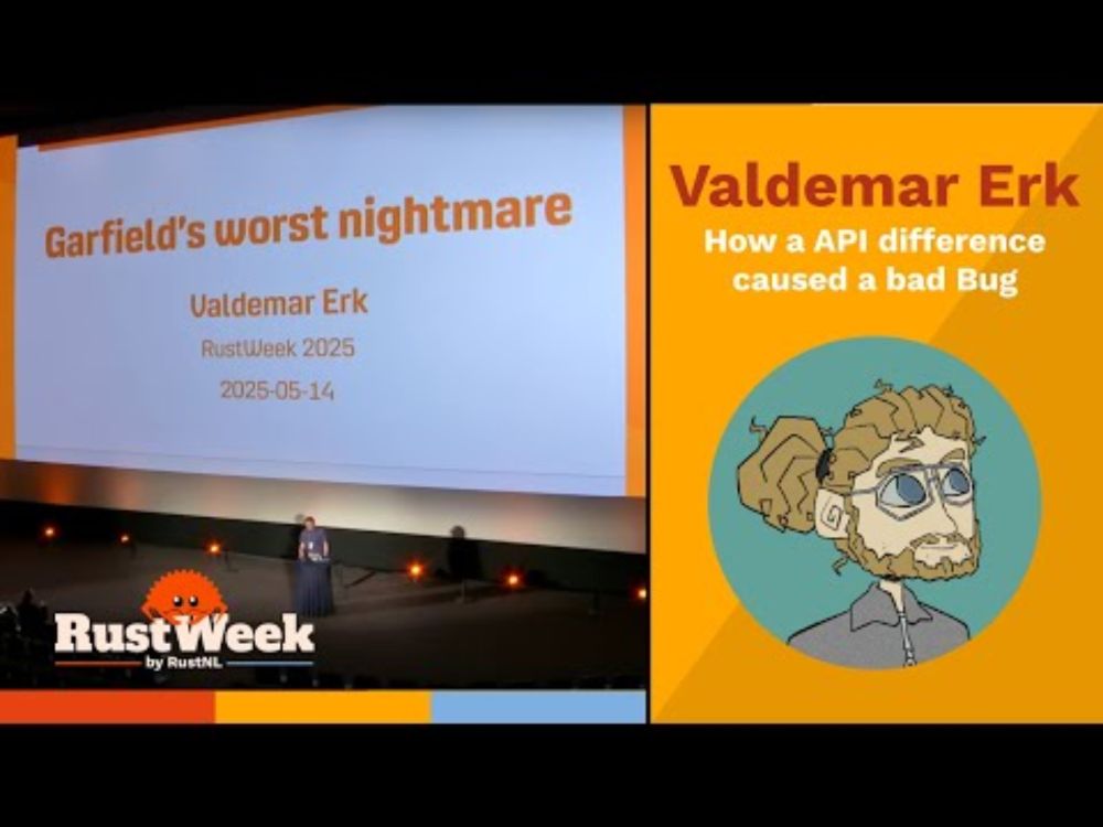 Garfield's worst nightmare (or how a API difference caused a bad bug) - Valdemar Erk
