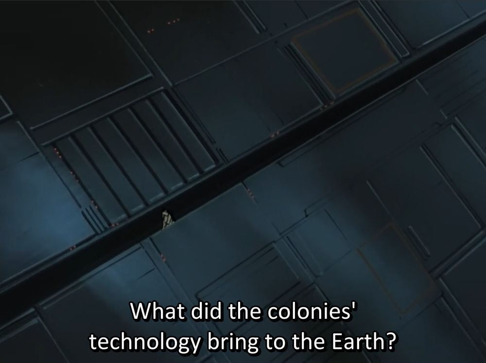 Heero: What did the colonies' technology bring to the Earth?