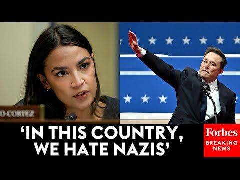Alexandria Ocasio-Cortez Blasts Elon Musk's 'Nazi Salutes' At The Trump Inauguration Celebrations