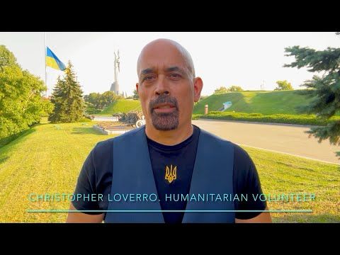 An American Veteran In Ukraine Addresses President Trump. Christopher Loverro