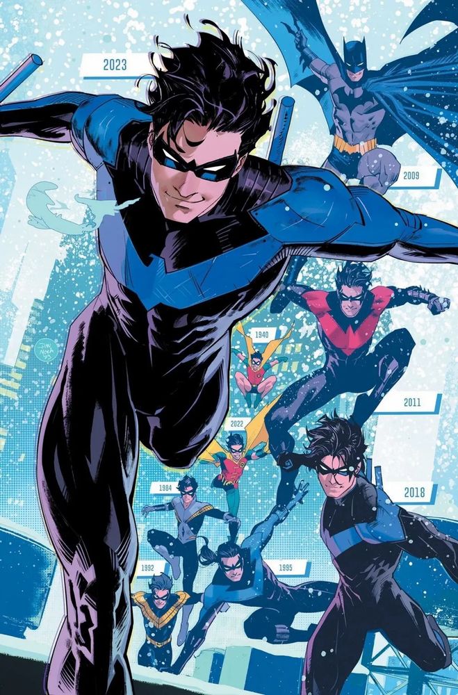 Nightwing. Dick Grayson. In all his glory.