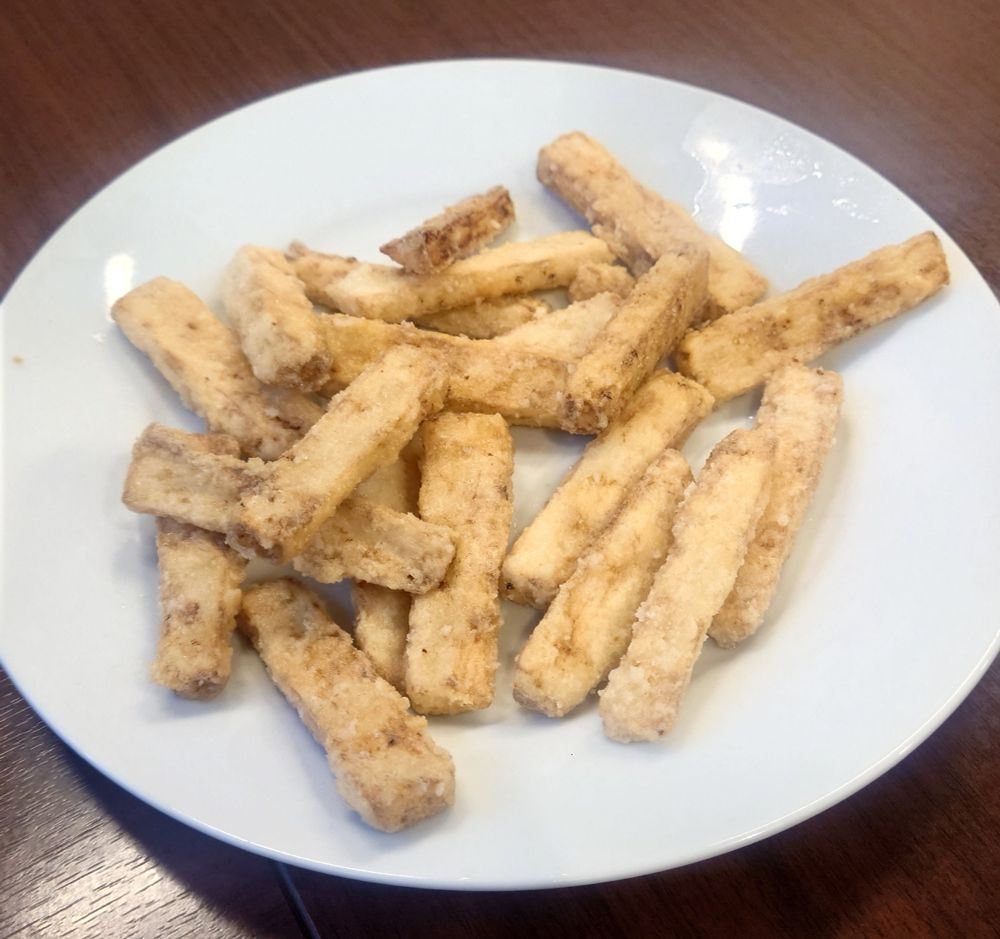 町中華の長芋のフライの写真