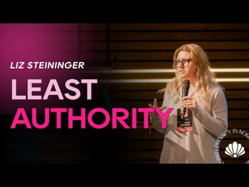 Least Authority | From Freedom to Autonomy - Liz Steininger | ETHDam III - 2025