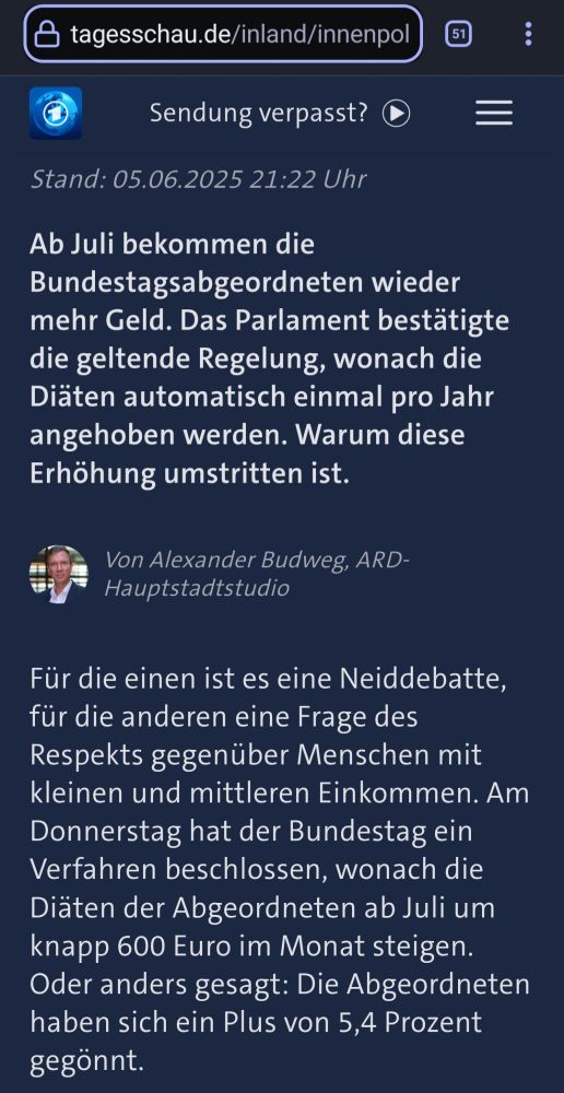 Screenshot v https://www.tagesschau.de/inland/innenpolitik/diaeten-abgeordnete-bundestag-100.html