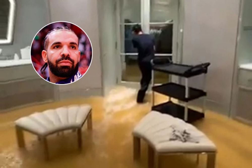 Drake's Toronto Mansion Suffers Massive Flooding and He Caught It All on Video