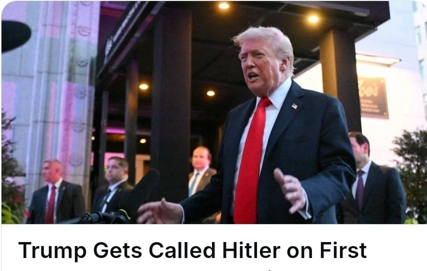 Trump gets called Hitler on first 