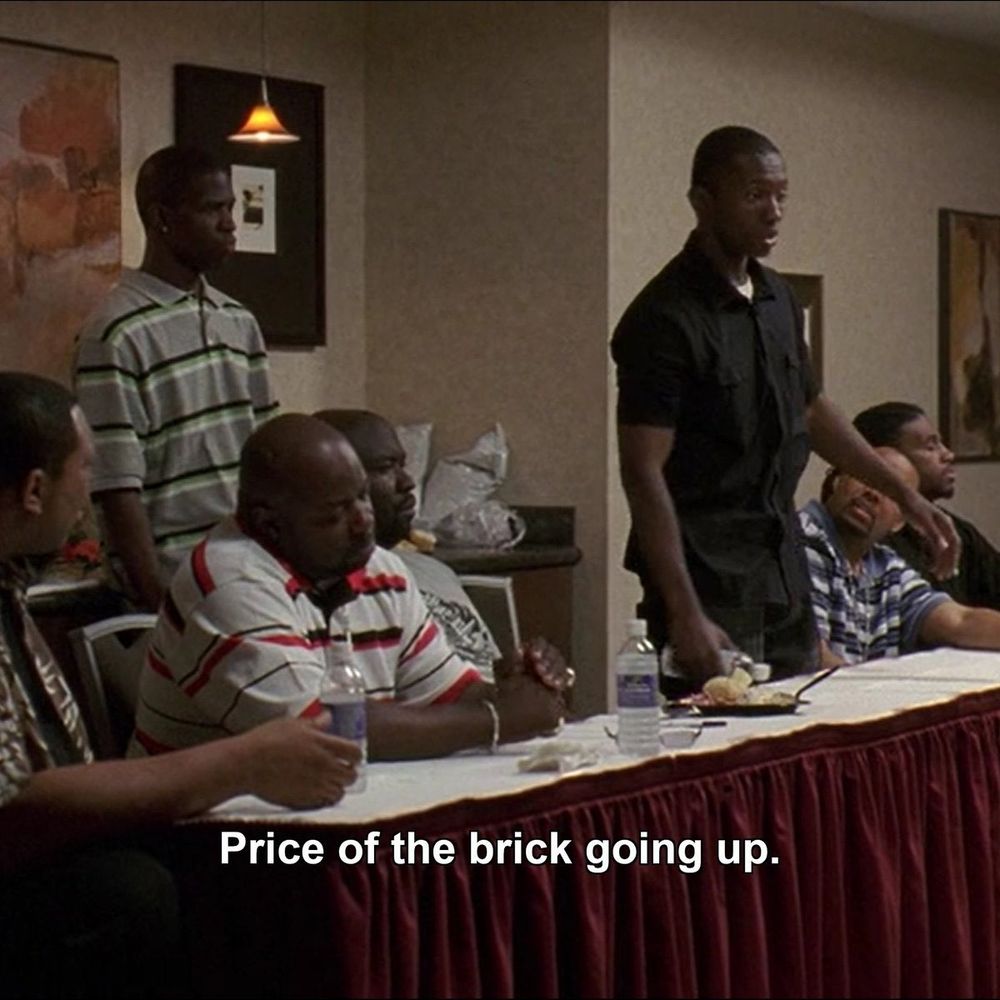 Price of the brick going up 