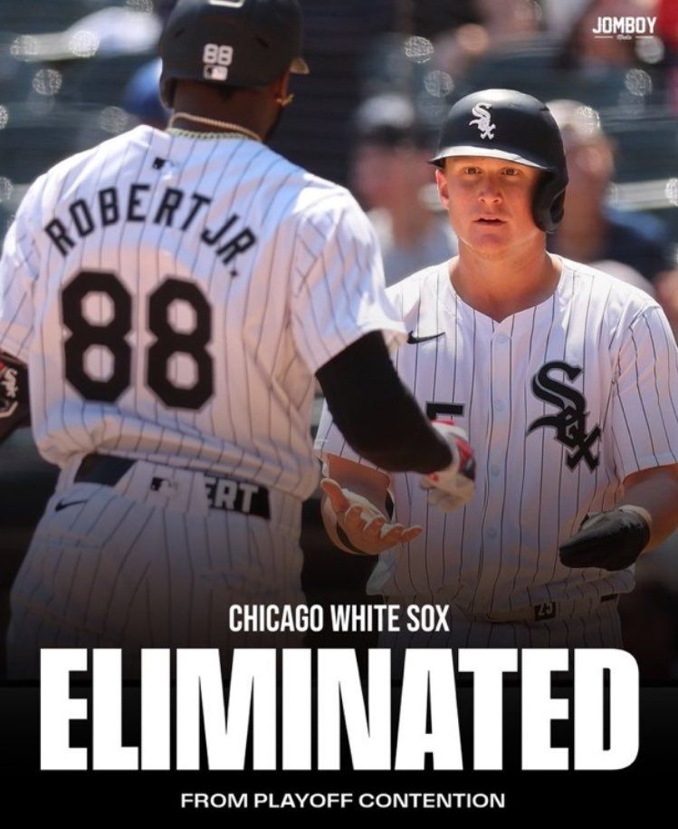 Chicago White Sox eliminated from playoff contention 