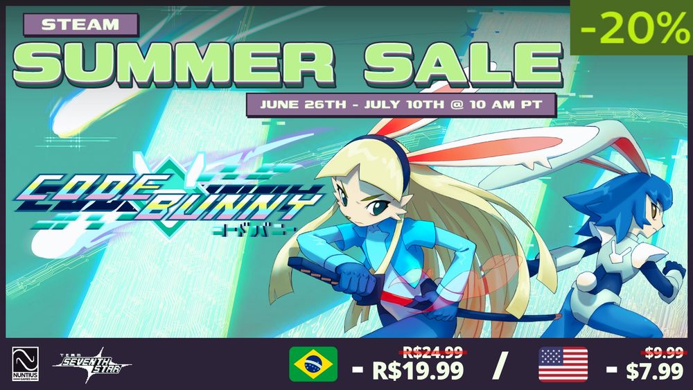 Get CODE Bunny on Steam Summer Sale until July 10!