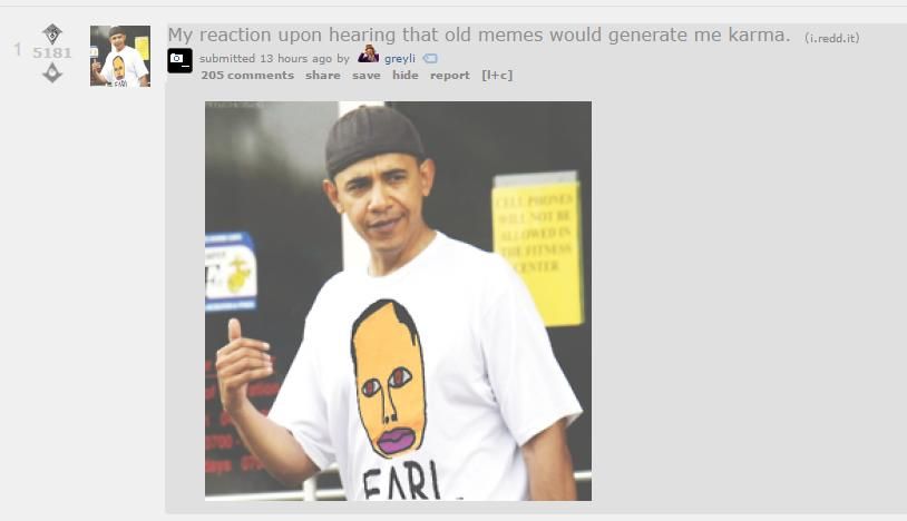 A randomly generated meme