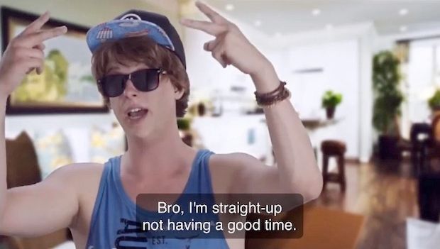 bro I'm straight up not having a good time