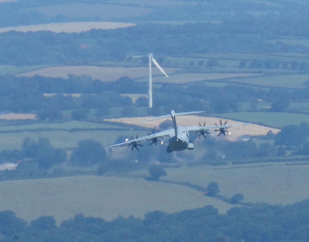 "Mind that wind turbine..."