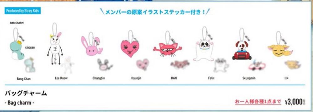 member made bag charms