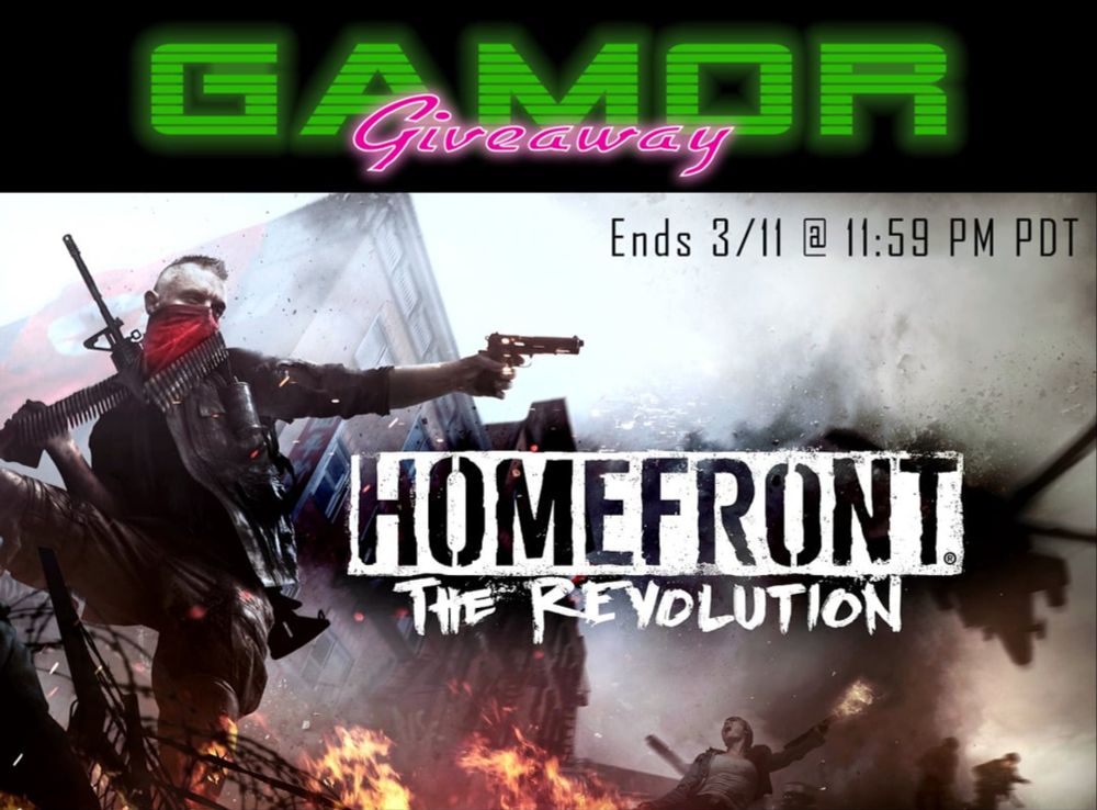 Homefront: The Revolution Steam Key Giveaway