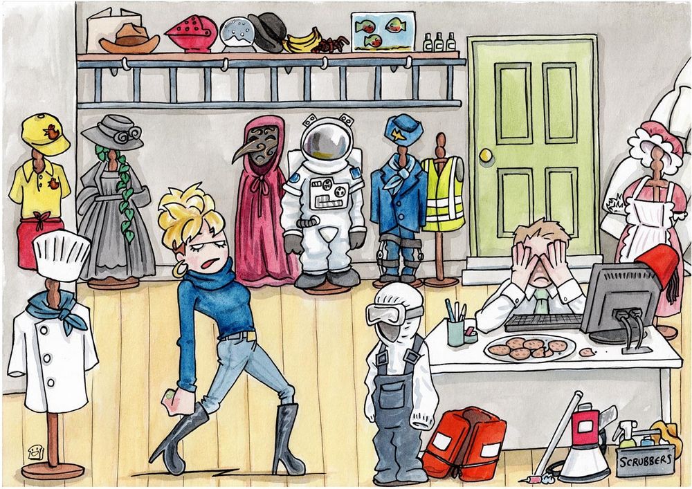 Mandy in the style of Mr Benn