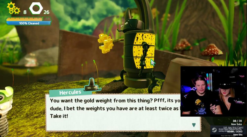 A couple (male & female) playing Misc a Tiny Tale