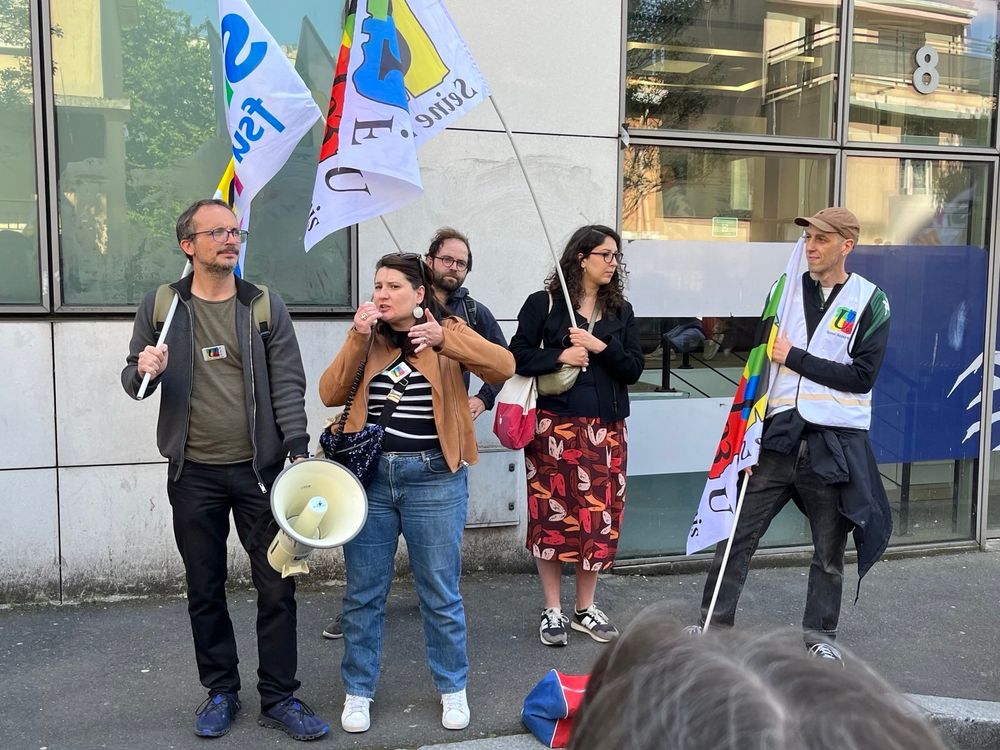 Prise de parole devant la DSDEN