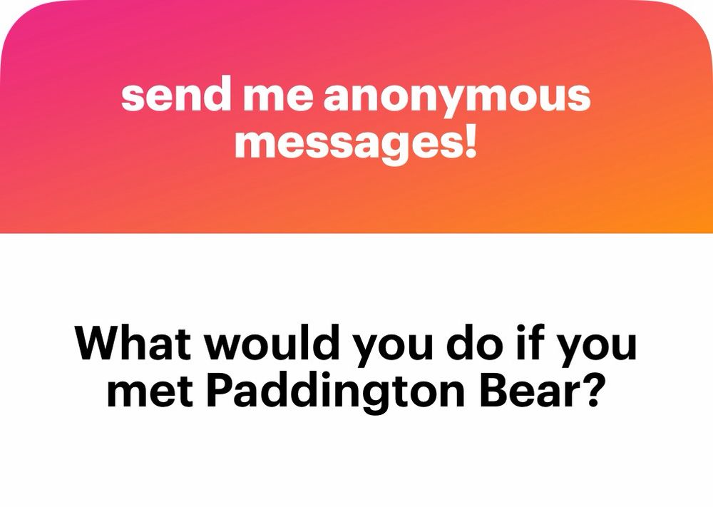 What would you do if you met Paddington Bear?