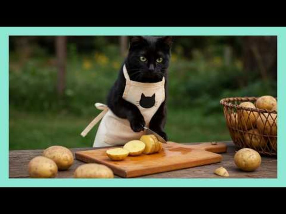 黒猫ジジのポテトフライ🍟