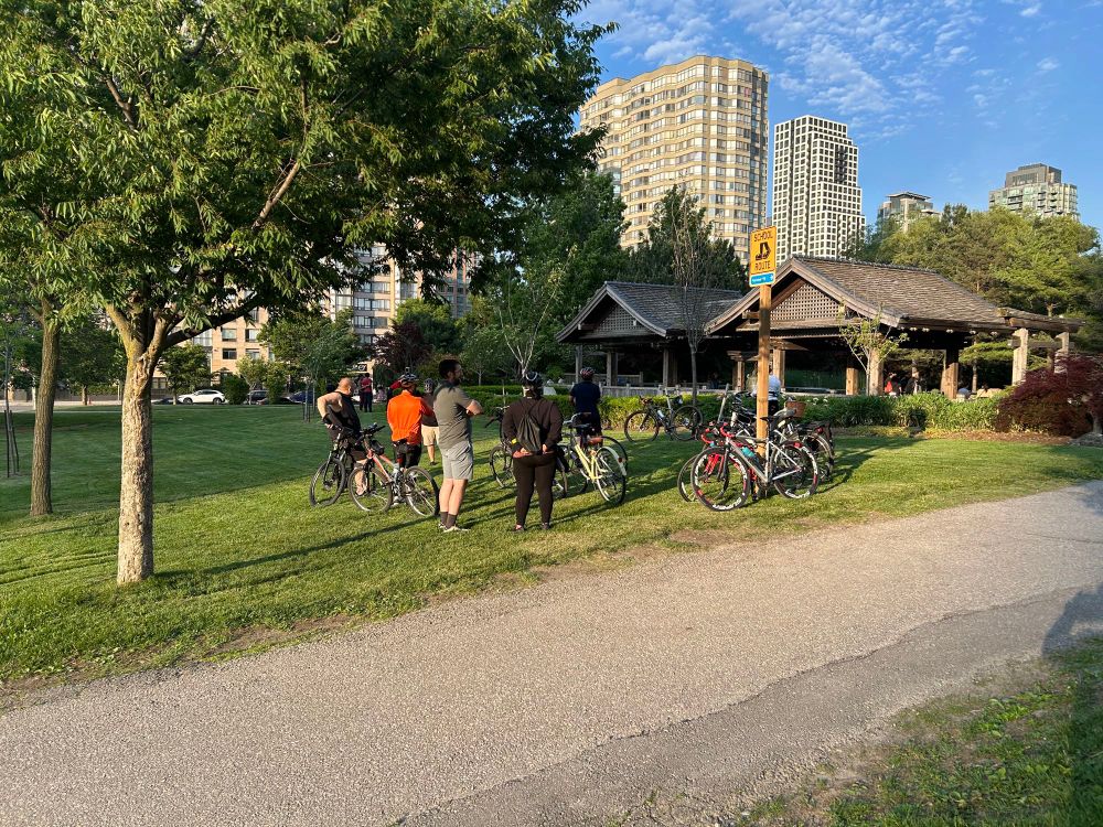 Kariya Park in Mississauga - Roll Cooksville bike ride stop. 