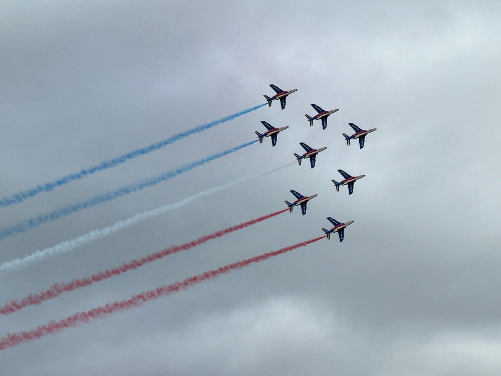 Patrouille de France over Salon-de-Provence