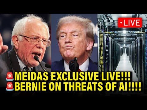 LIVE: Bernie HOLDS MAJOR TALK on THREATS OF AI…EXCLUSIVE!!