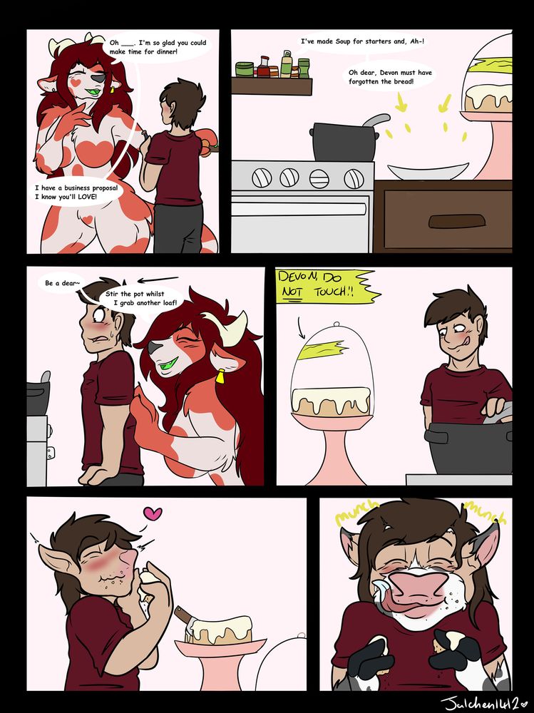 I ignore the warning on the very delicious looking cake as I dig in. Very creamy.