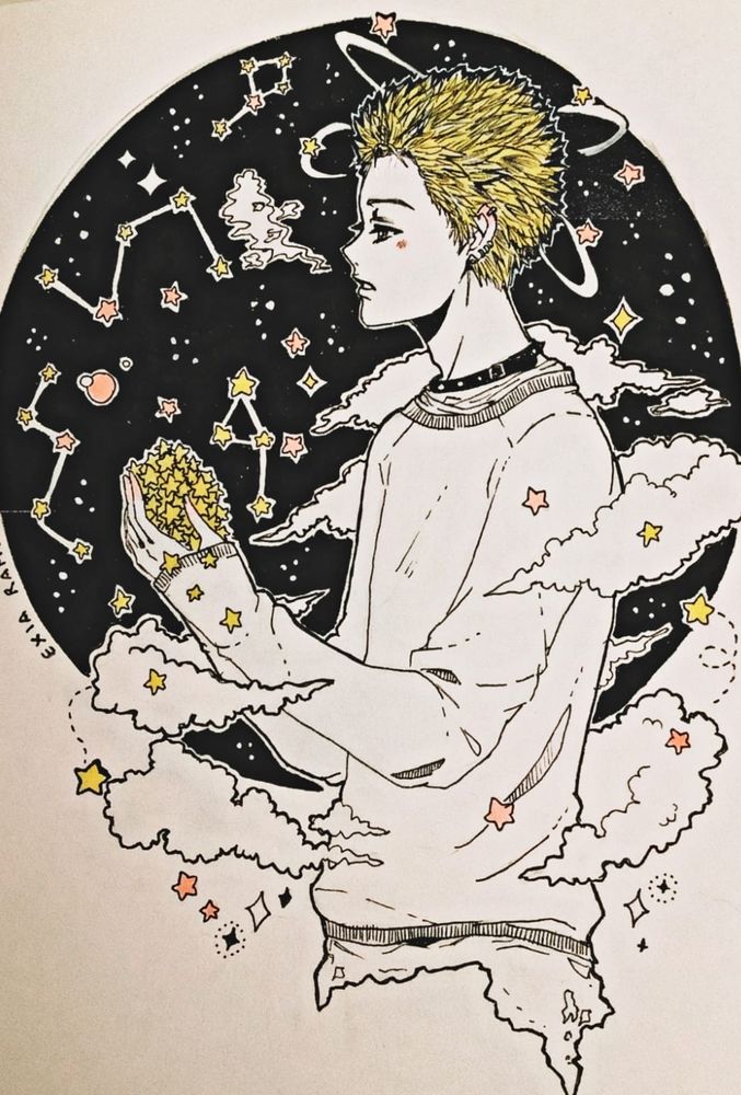 old traditional drawing.