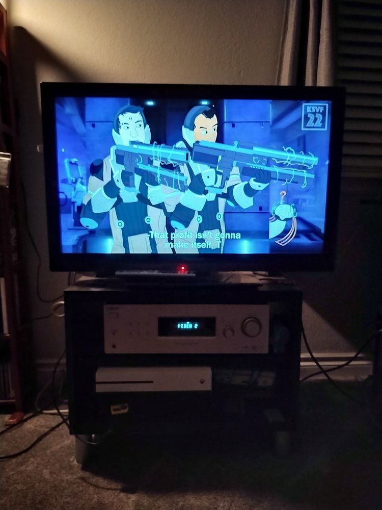 Warframe: The Animated Series (1987-1994) - Season 11, Episode 7 (11 Aug 93)
The protags aren't the only ones after the system's new Gods of Mischief. Recurring punching bags Tai and Anto are offered a chance to finally pursue their own dreams...but is it worth risking a one-way trip to Fortuna?