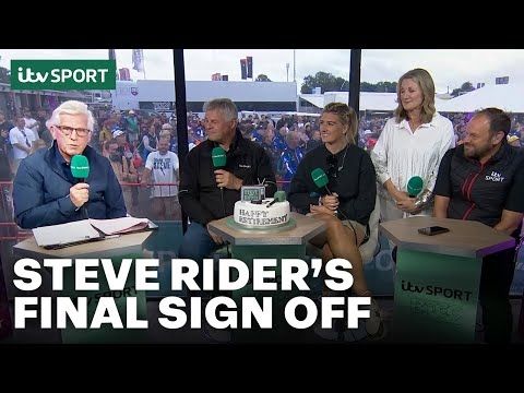 Broadcast Legend Steve Rider's Emotional Final Sign-Off and Goodbye Messages | ITV Sport