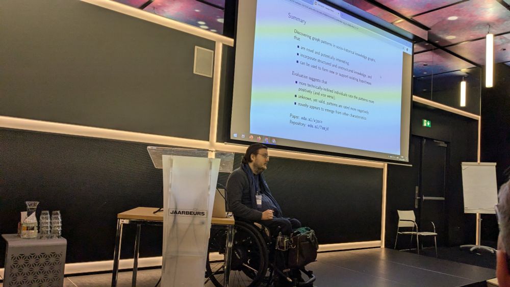 Picture of Xander presenting 