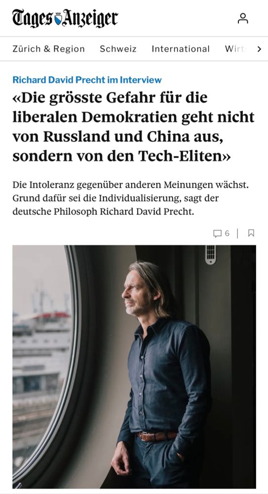 Precht sieht keine Gefahr von Moskau ausgehend. 