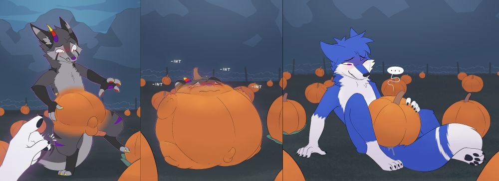 The pumpkin (Formally Whitty) slowly tf'ing into a pumpkin and being filled by it's owner over an over....all october.