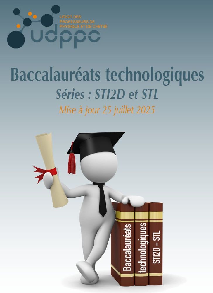Affiche correction des épreuves de physique chimie et SPCL des bacs technos STI2D et STL