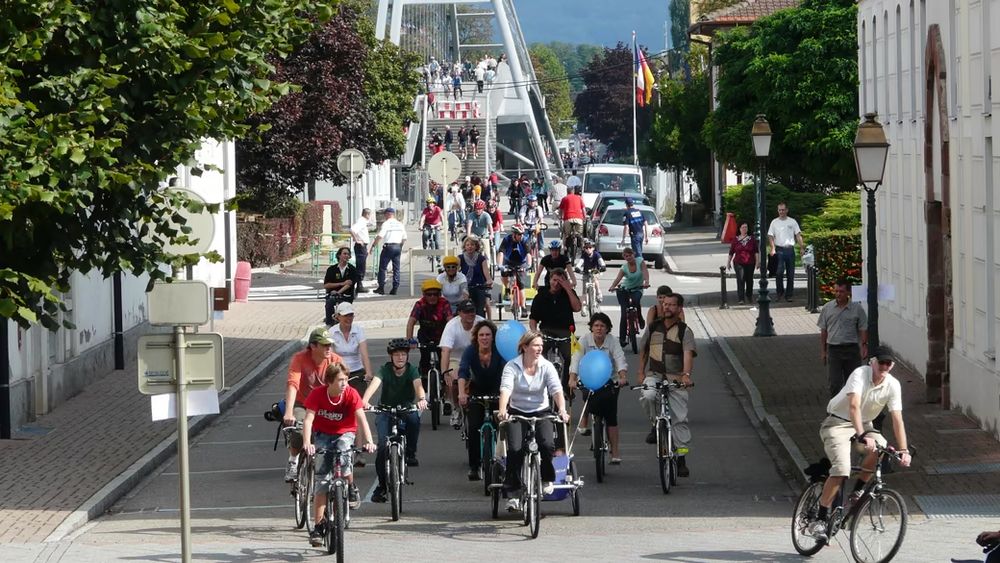 SlowUp-Velofahren in Basel-Stadt