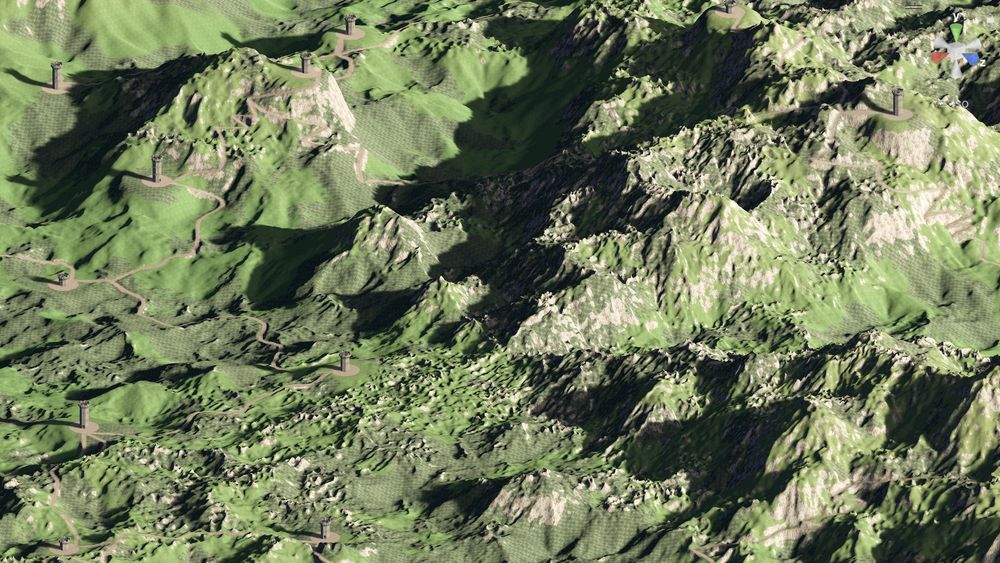 2nd image is applying erosion naively. The high-frequency details confuse the erosion filter and creates lots of little spikes.