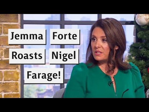 Jemma Forte Roasts Nigel Farage Over Plans To Sweet Talk Trump!