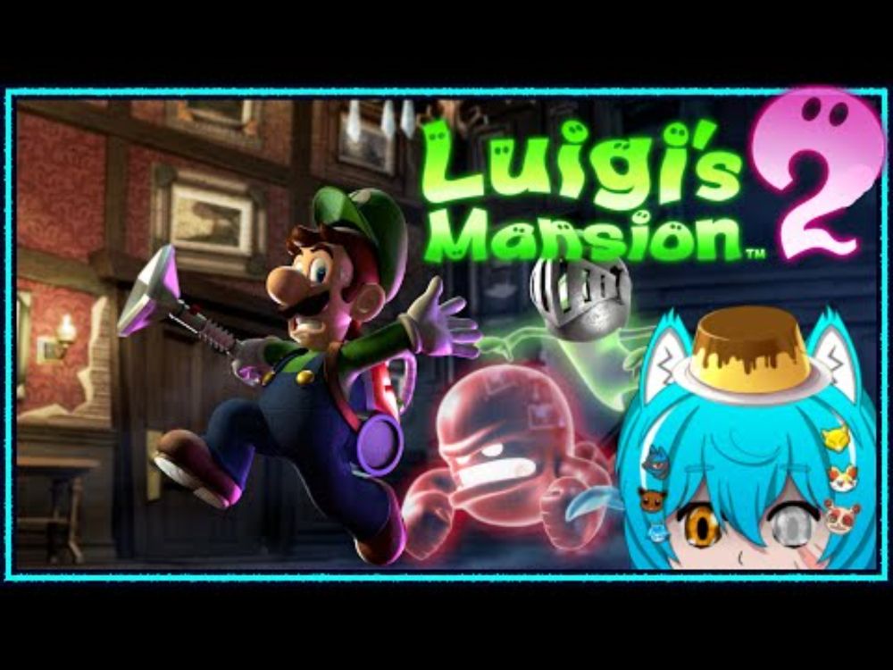 Learn to BEAT UP GHOSTS w/ Mute Catgirl!🎵(pt.2) | Luigi's Mansion 2