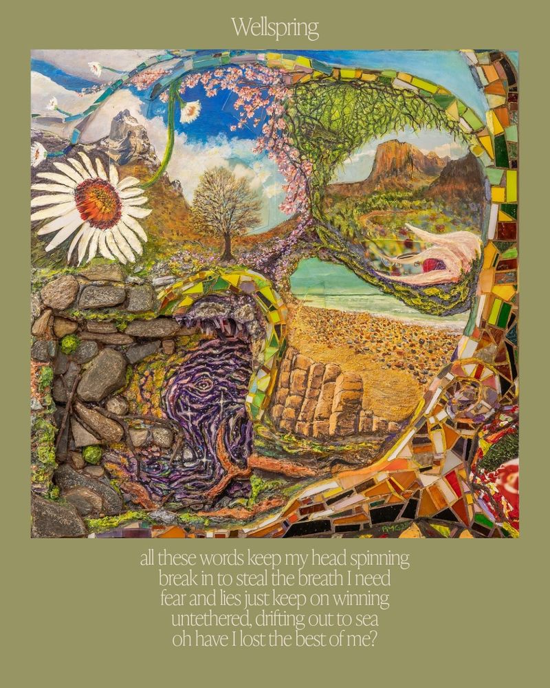 all these words keep my head spinning 
break in to steal the breath I need 
fear and lies just keep on winning 
untethered, drifting out to sea 
oh have I lost the best of me? 