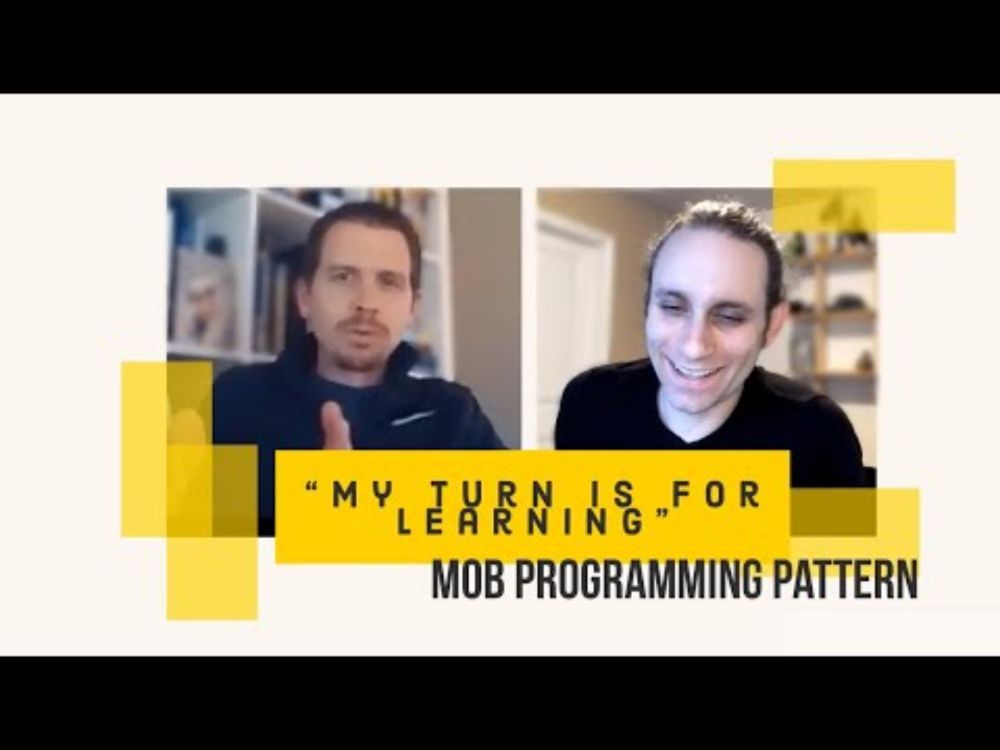 "My Turn is for Learning" Mob Programming Pattern