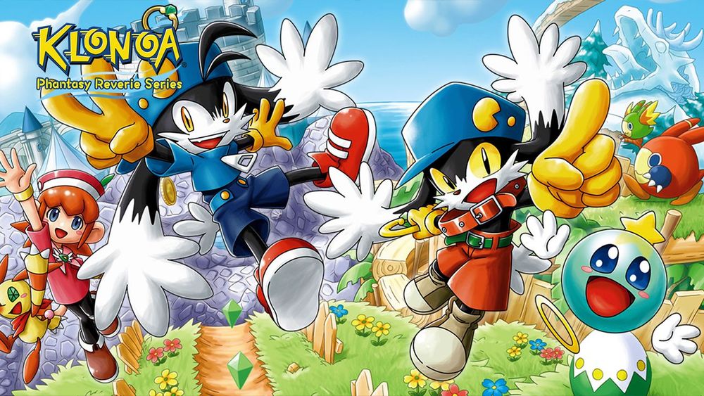 the klonoa 1+2 remake banner art
